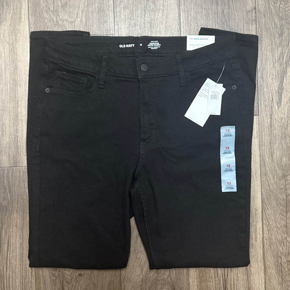 Old Navy Rockstar Black Jeans
